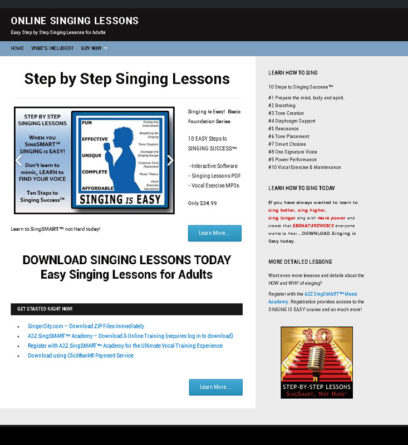 Online Singing Lessons for Adults - Step by Step Singing Lessons