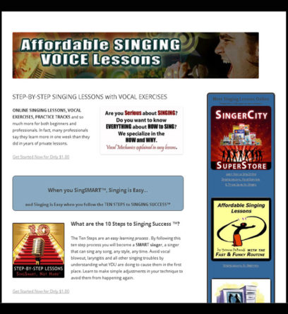 Step by Step Singing Lessons